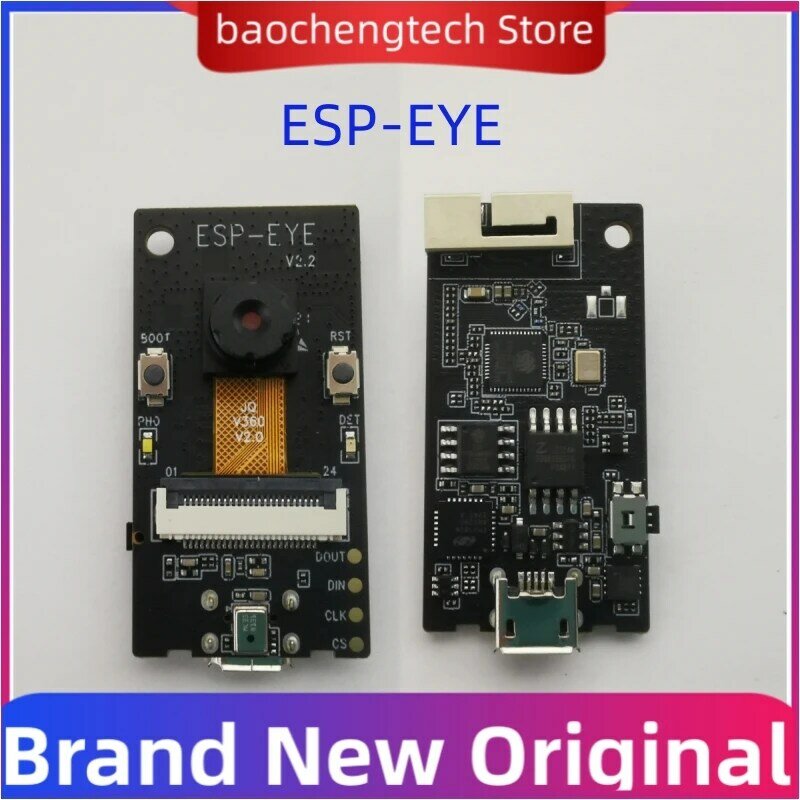وحدة ESP-EYE ، ESP32 AI لوحة تطوير التعرف على الصور ، واي فاي/بلوتوث الوضع المزدوج ، التعرف على الصورة ، معالجة الصوت