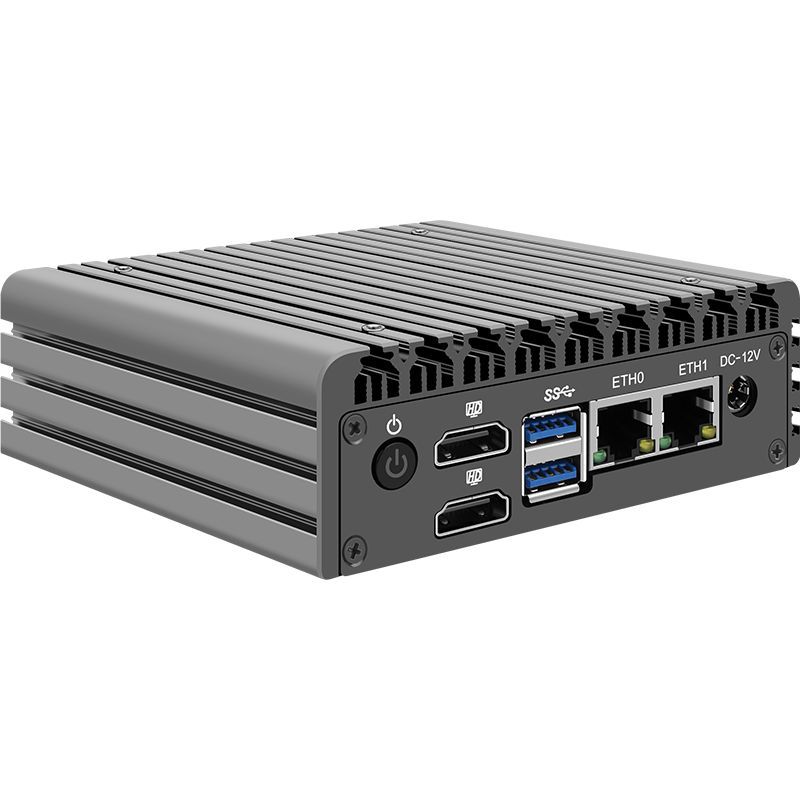X86 Firewall Super Mini PC, computador servidor, Intel i3, N305, N100, DDR5, 4800MHz, 2 * i226-V, 2.5G LAN, roteador Fanless