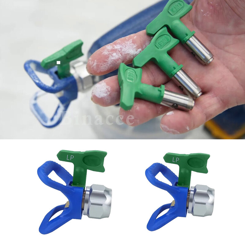 Sprayer Gun tools LP Set Airless Tips Nozzle 1-5 Series Low Pressure With 7/8 Nozzle Guard For Titan/Wagner Airless Paint Spray