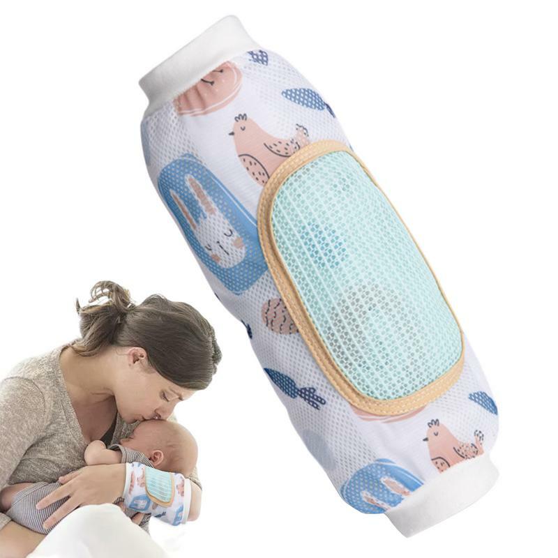 Almohada de brazo de enfriamiento de alimentación, manga de lactancia absorbente de sudor transpirable, almohadas de lactancia, brazo de enfriamiento de alimentación de verano