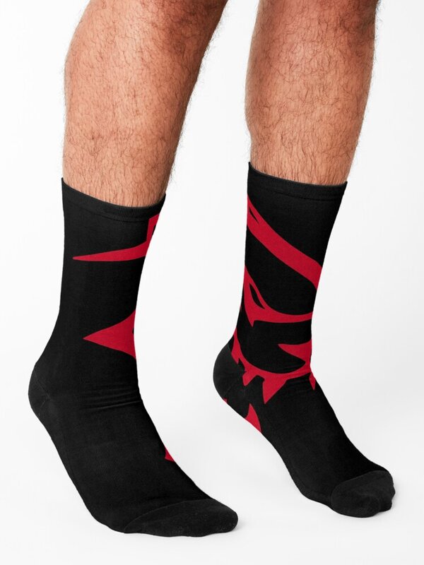 Hellcat kaus kaki anti selip pria wanita, kaus kaki katun kualitas tinggi warna sepak bola