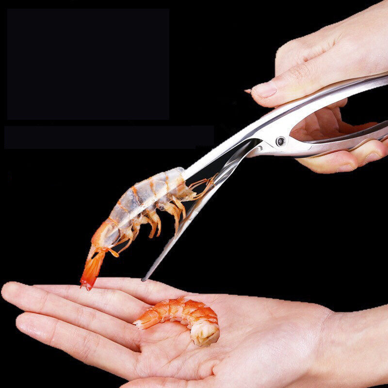Stainless Steel Shrimp Peeler Prawn Fishing Knife Lobster Sheller Peeler Kitchen Seafood Tool Kitchen Accessories