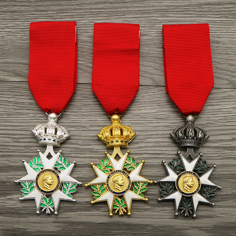 Riproduzione della legione onoraria medaglia d'onore degli alti cavalieri dell'imperatore napoleone della francia