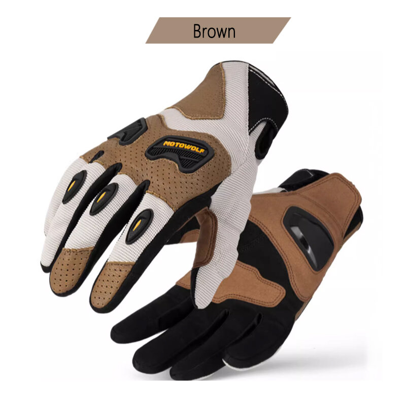 Full Finger Scooter Electric Bike Glove Touch Screen Cycling Racing Gloves Motocross Gloves Women Breathable Motorcycle Gloves