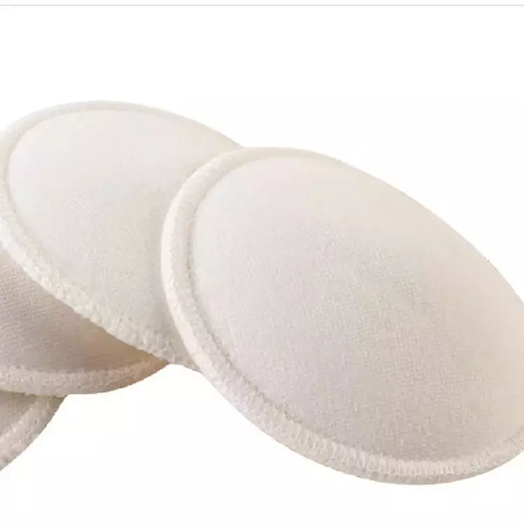4 unidades/pacote almofadas de mama derramamento evitar almofada do sutiã algodão macio lavável absorvência reutilizável amamentação almofada