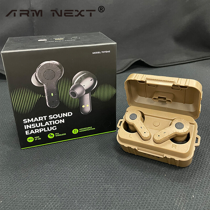 ARM NEXT 소음 감소 안전 이어버드, NRR 27dB 슈터, 청력 보호 귀마개, 사격 귀 보호 보호대
