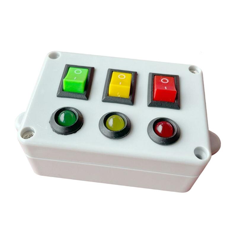 Mainan edukasi Puzzle tombol saklar lampu aksesori DIY papan sibuk