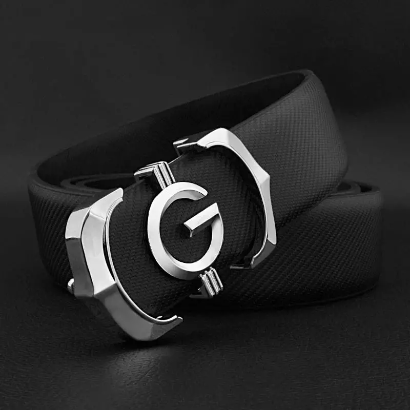Cinturón de cuero de lujo para hombre, cinturones blancos de diseñador, hebilla con letra G de alta calidad, novedad de 2024