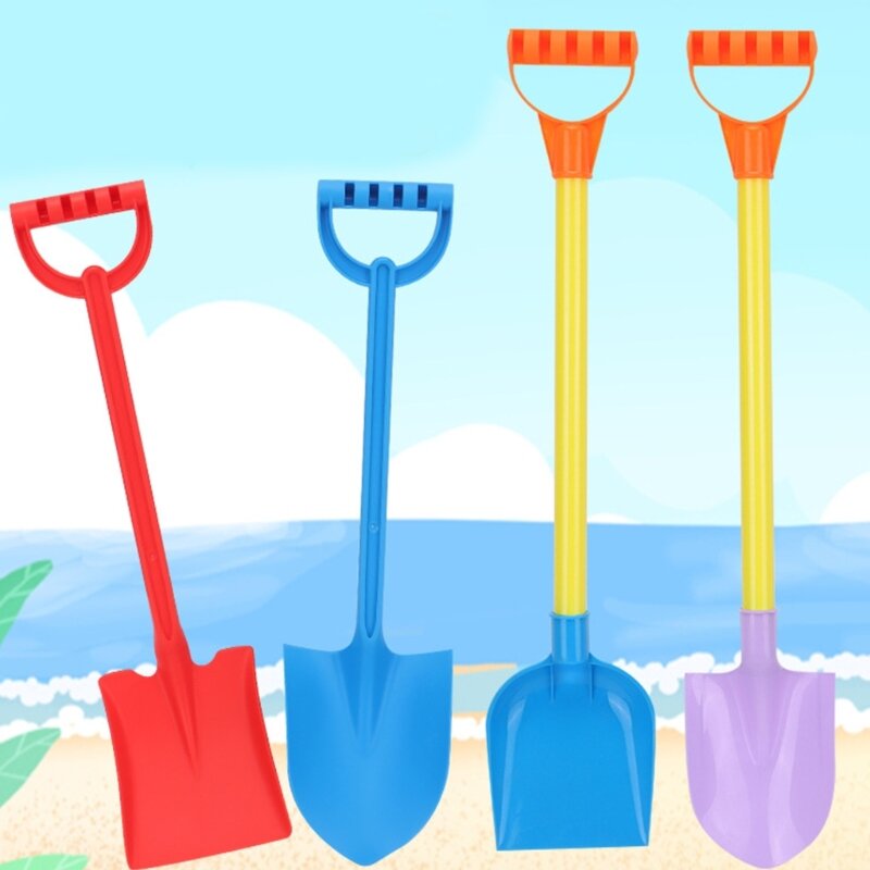 Pá areia colorida para presentes aniversário bebê, pá brinquedo areia para praia, ferramenta jogo para verão,