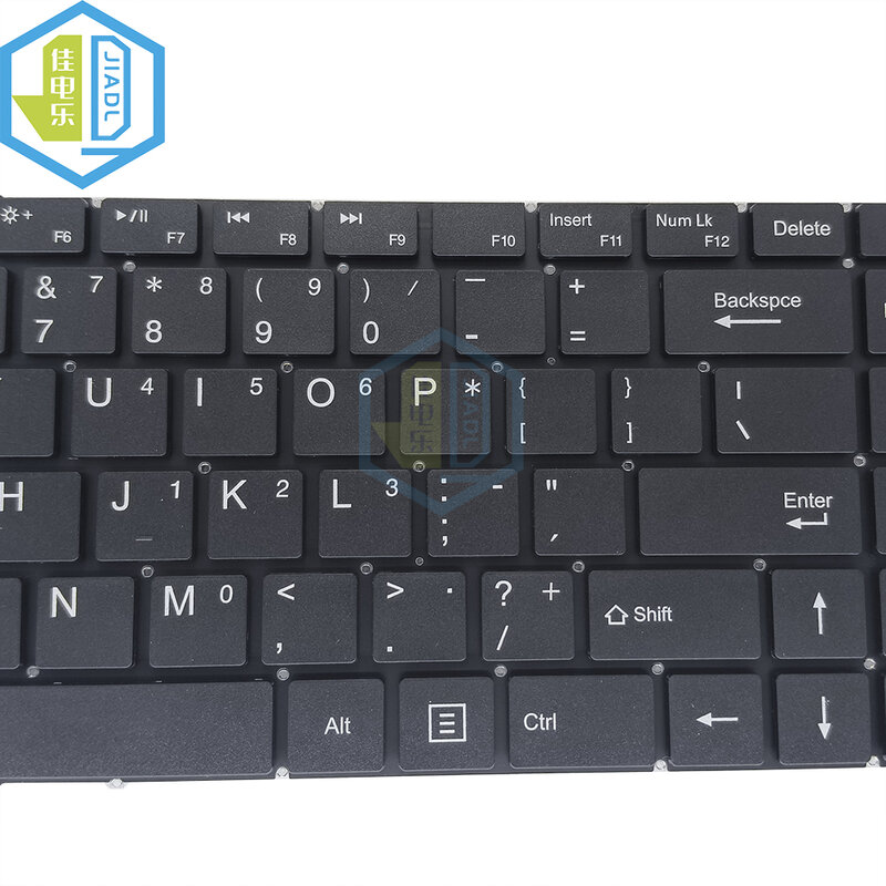 New US English RU Russian laptop keyboard For Gateway GWNR51416 YXT-91-57 SCDY-315-1-7  black no frame keyboard without backlit