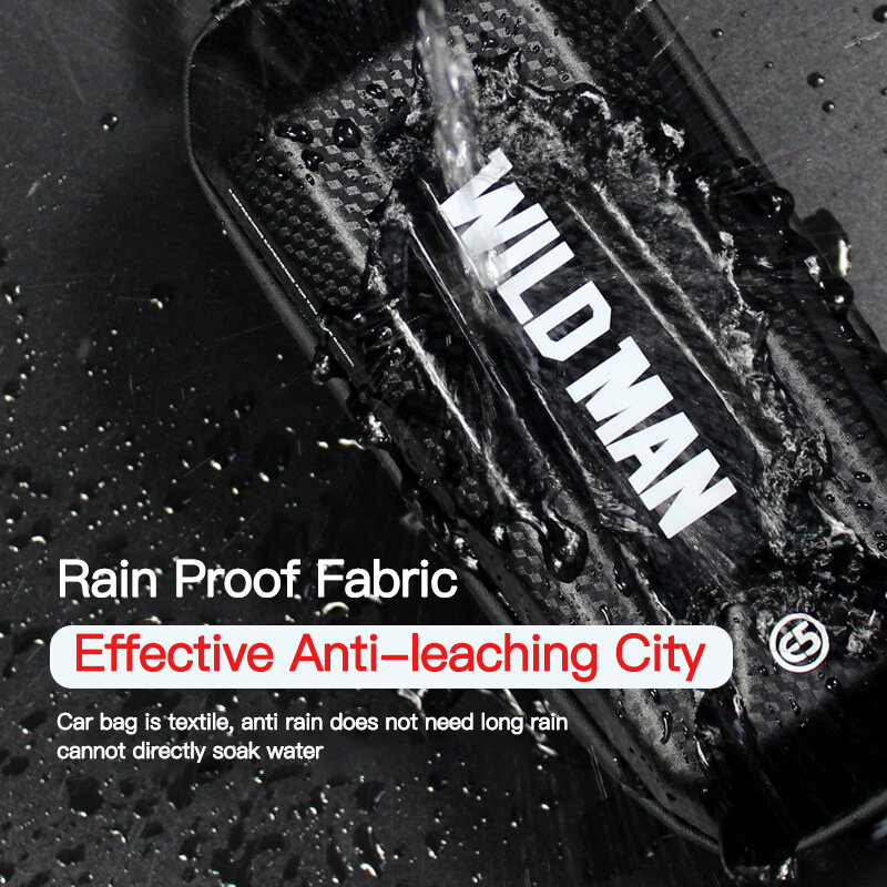 MAN SELVAGEM-Panniers Rainproof Bag para Scooter Elétrico, Road Bike Pouch, Front Beam Bags, MTB Acessórios, 1L, 2022