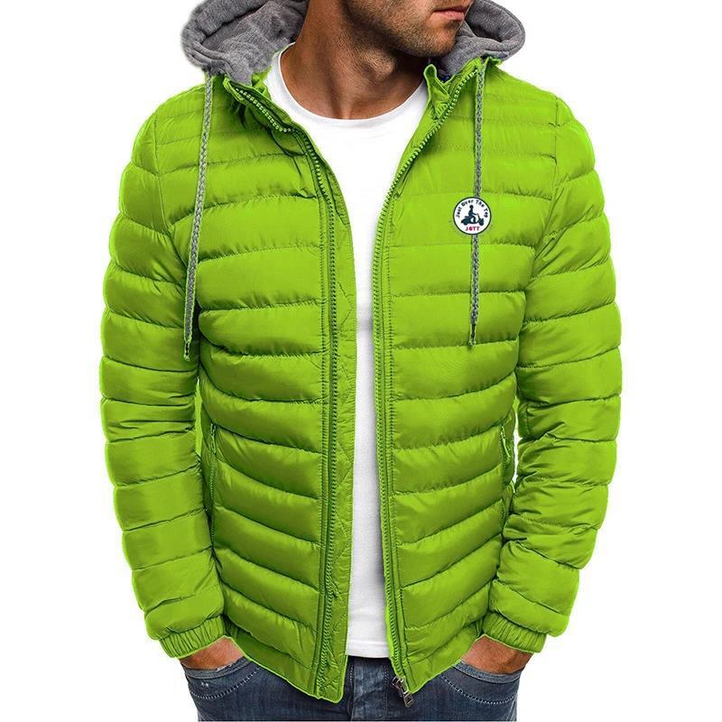 Jott-メンズ軽量コットンフード付きジャケット,カジュアルスポーツウェア,快適で用途の広い,秋冬