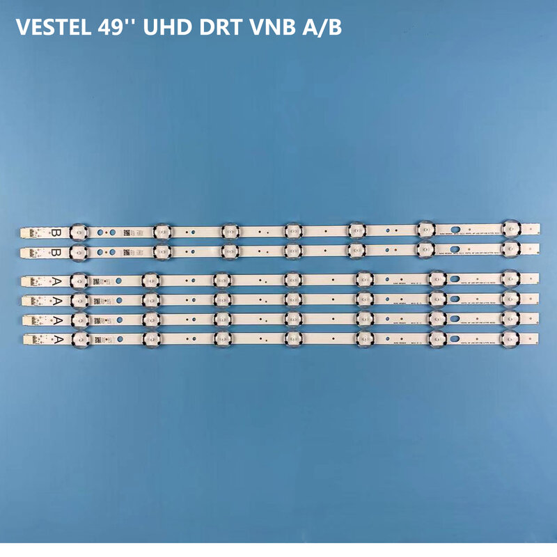 6ชิ้นแถบไฟแบ็คไลท์ LED สำหรับ49U6763DA 49U5863DB โตชิบา49U5766DB 49U6763DB เสื้อ49 UHD DRT vnb A B LT-49C862 LT-49C870A