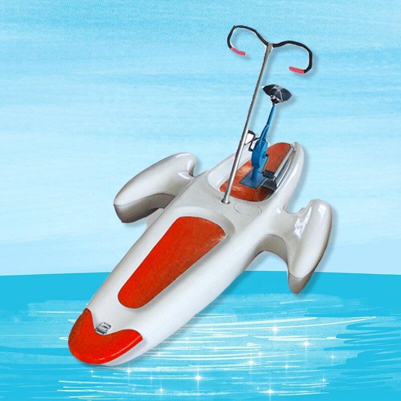 Upgrade Fiberglass sepeda air (M-030) peralatan bermain air pedal sepeda perahu