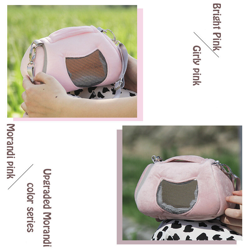 Hamster Guinea Pig Small Animals Outdoor Carrying Travel Pet Bag