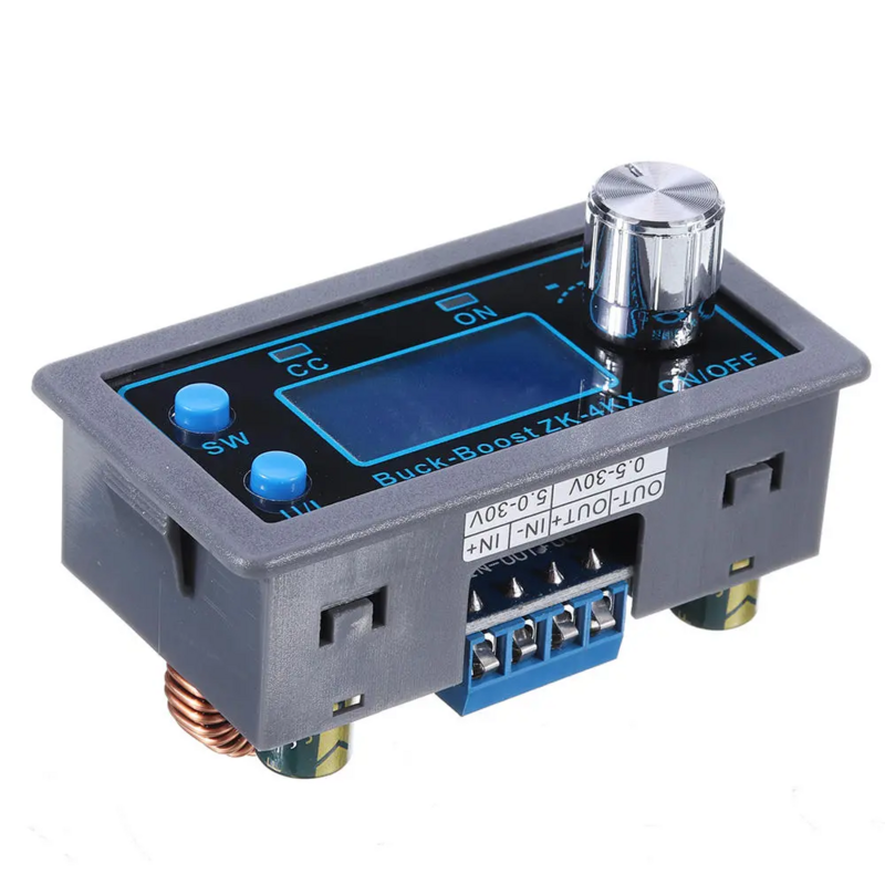 4KX programmabile NC tensione di sollevamento DC regolatore di tensione regolabile alimentatore fai da te alloggiamento del misuratore di ricarica solare