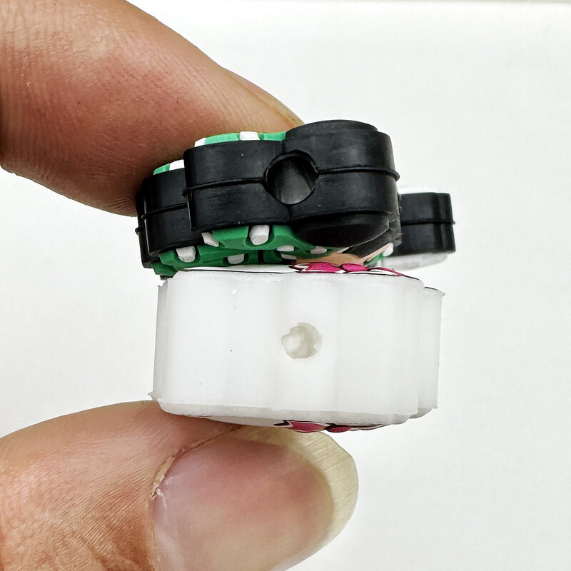 10 buah manik-manik silikon mode baru manik fokus DIY manik-manik pena puting rantai perhiasan Aksesori grosir