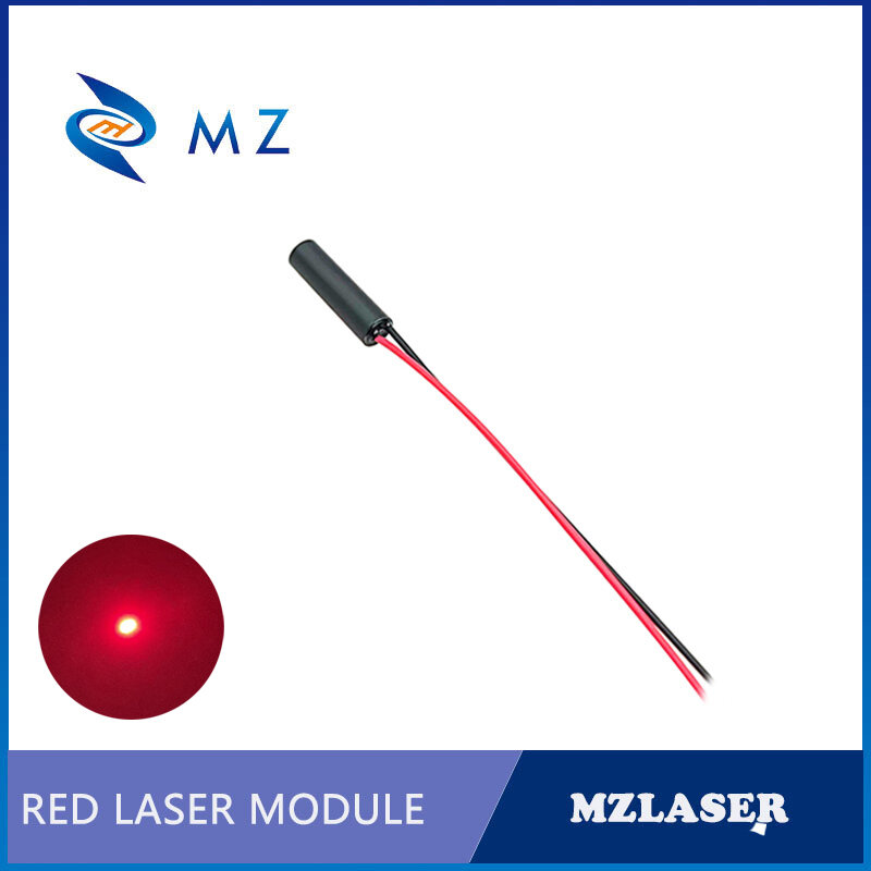 Лазерный диодный модуль с красной точкой 0,5 нм/мВт промышленного класса высокого качества, стеклянный объектив Mini D4.5 мм класса II ~ IIIA