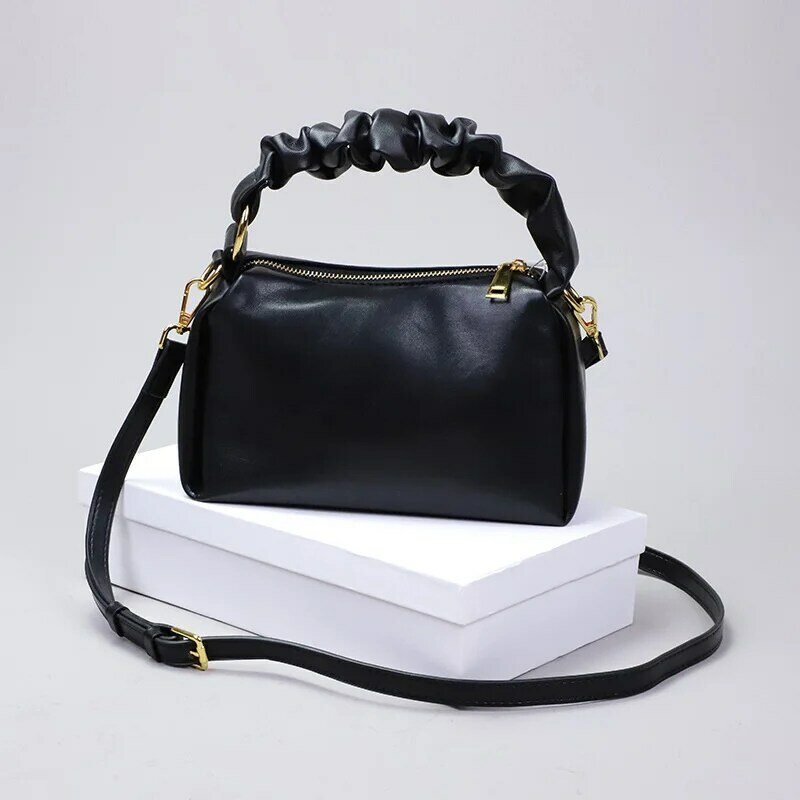 Soft Leather Handbag Casual Fashion Dumpling Purses and Handbags High Quality Cloud Crossbody Bags for Women