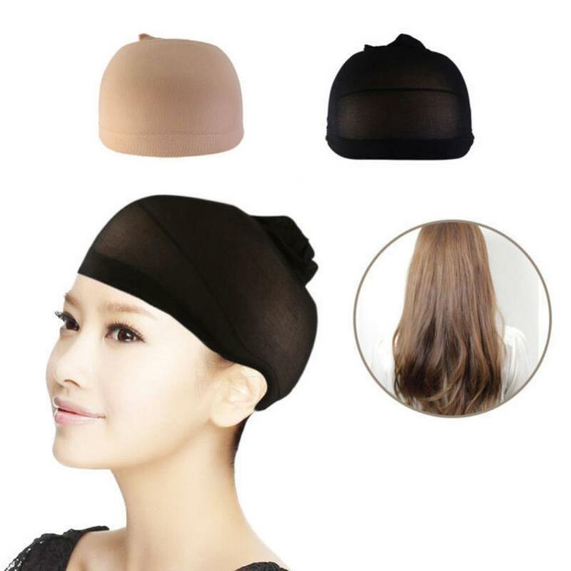 Bonnet de perruque pour hommes et femmes, 1 pièce, bas, doublure, en Nylon, maille extensible, bonnet creux