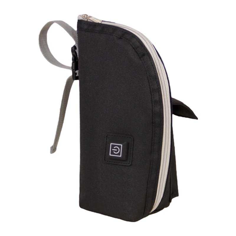 Scaldabiberon USB Scaldalatte da viaggio portatile Biberon per biberon con coperchio caldo Borsa riscaldante per termostato
