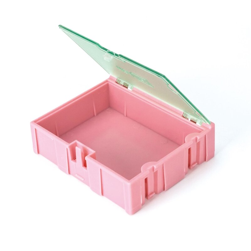 Organizador peças pequenas para caso caixa armazenamento ferragem plástico durável para parafusos porcas unhas bolso