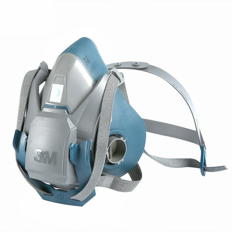 Original 6502ql reusável silicone meia máscara facial respirador edição padrão pode ser usado com filtro de 3m 6200 séries