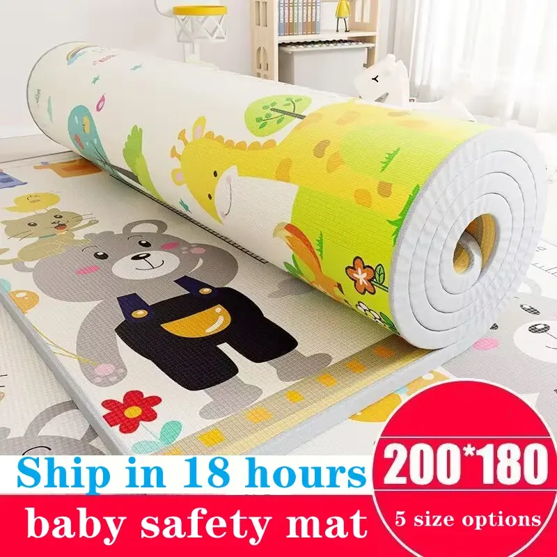 5 Size Options Thick 1/0.5cm Baby Play Mat Non-Toxic Educational Children's Carpets in The Nursery Kids Rug Activitys Games Toys