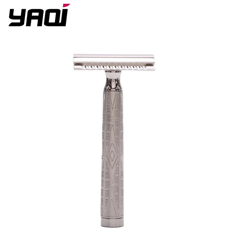 Yaqi Nickle Color Double Edge Men Safety Razor With Flipside Head