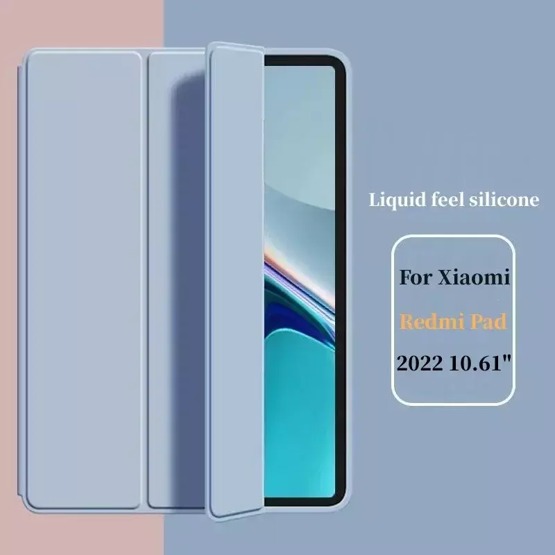 Casing ponsel pintar, untuk Xiaomi RedMi Pad 2022 10.61 "magnetik flip berdiri Tablet Funda untuk RedMi Pad SE 2023 casing 11 inci + Film + pena