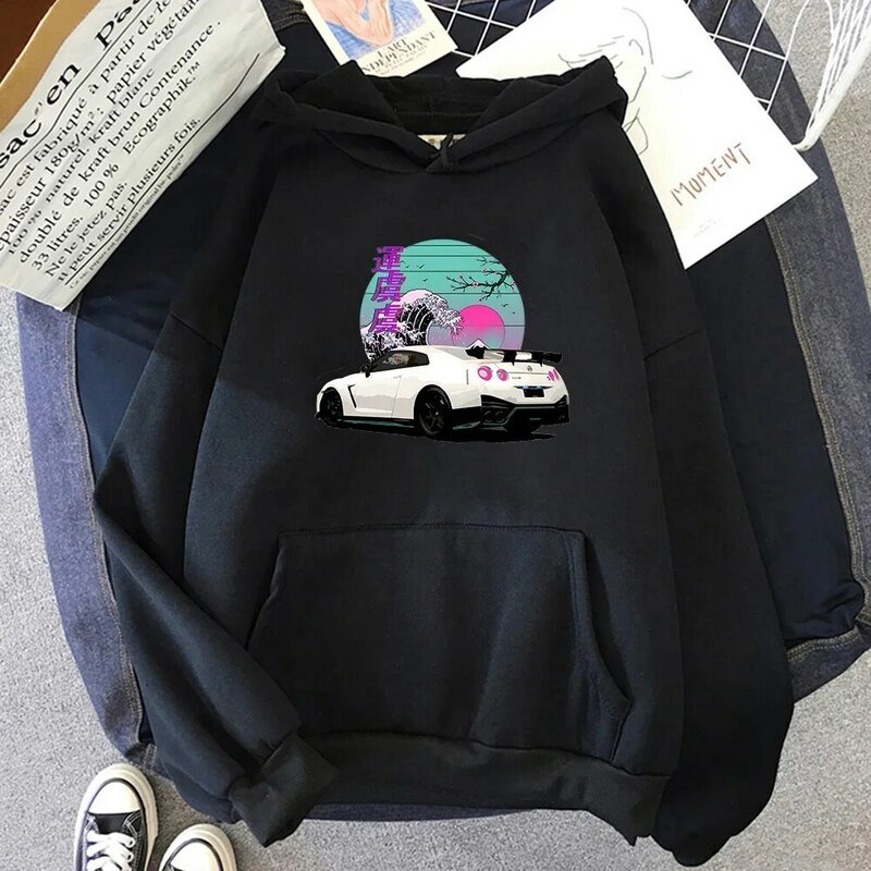 Eerste D Hoodies Legende Autoprint Sweatshirt Heren Dames Hoodie Streetwear Hiphop Tops Anime Japanse Lange Mouw Capuchon Kleding