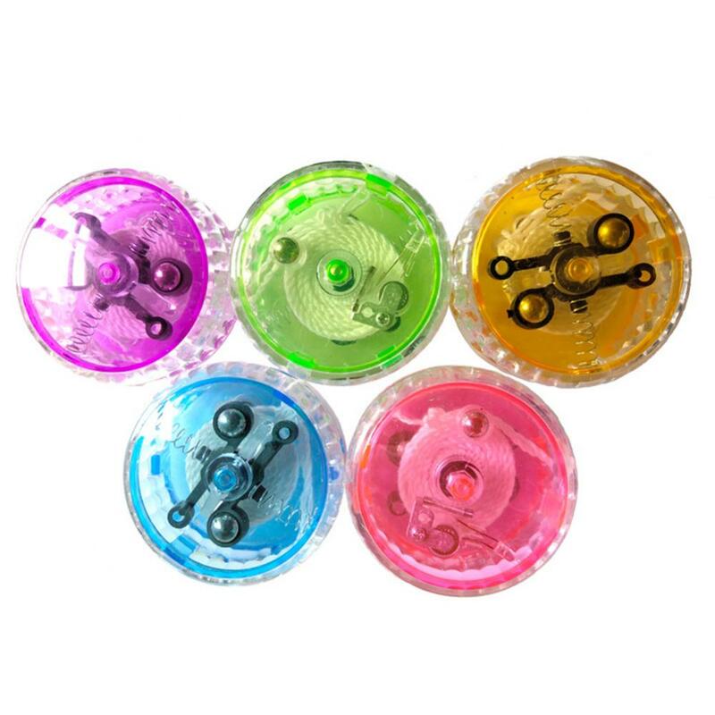 Juguete de bola de YoYo con luz LED luminosa, Control de cuerda de alta velocidad para niños, entretenimiento