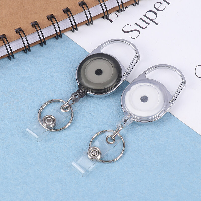 1Pc High Resilience Retractable Easy-pull Buckle Key Chain Anti Lost Easy To Pull Buckle Rope Keychain Sporty Key Ring
