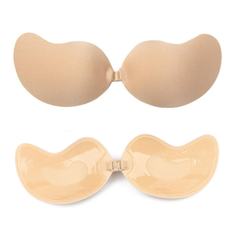 Silicone Self-Adhesive Nipple Cover Women Invisible Push Up Bra Nipples Bikini Instant Bust Lifter Bra Stickers Female Lingerie