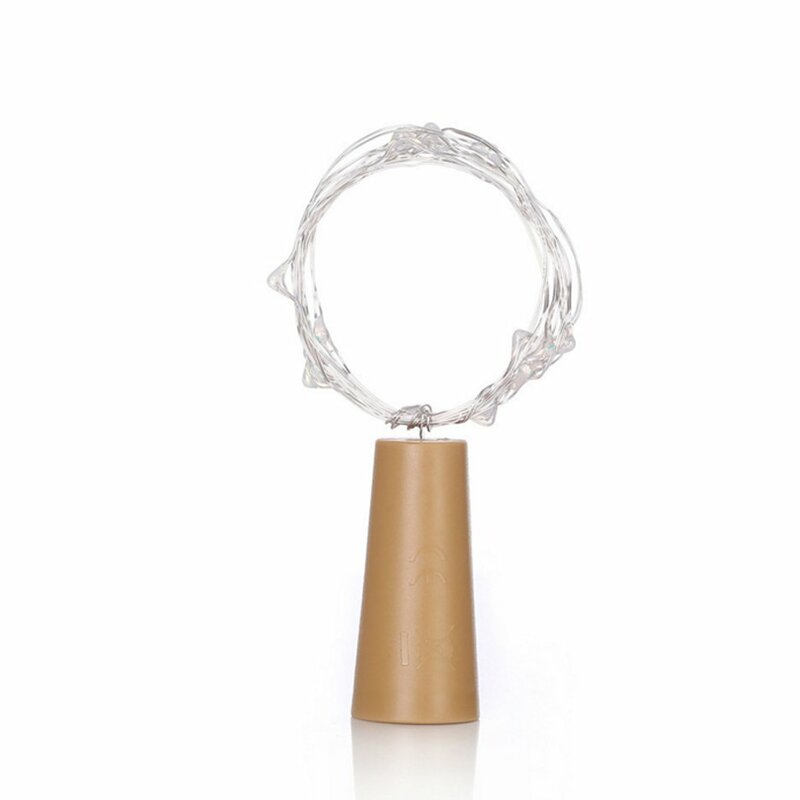 10LED ขวดไวน์แดง Stopper ทองแดงสายไฟ String ขวดไวน์ Cork ไฟ String ไฟขวดโคมไฟ Night Light