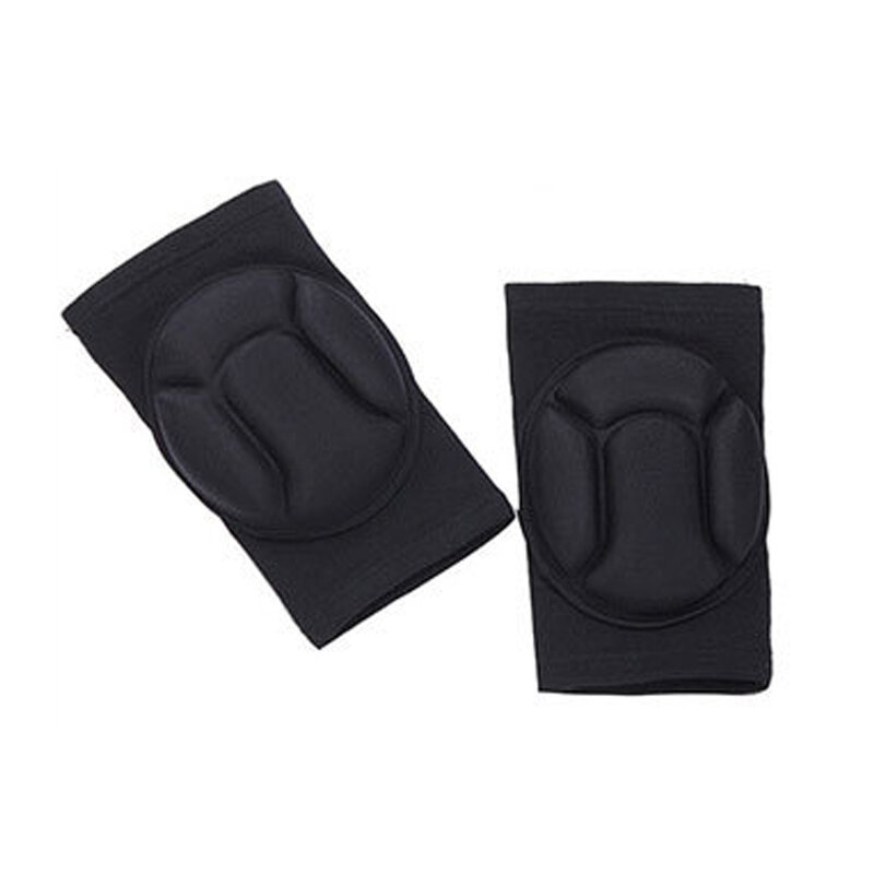 Joelheira protetora universal para homens e mulheres, esponja anti-colisão macia, antiderrapante, almofada de manga de joelho espessa, 2 peças