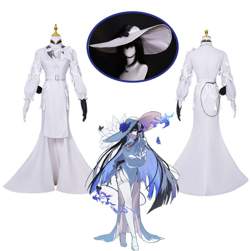 Constance Cosplay Game Honkai Star Rail Constance Cosplay Costume The Dahlia Anime Role Play Dress Hat Carnival Party Suits
