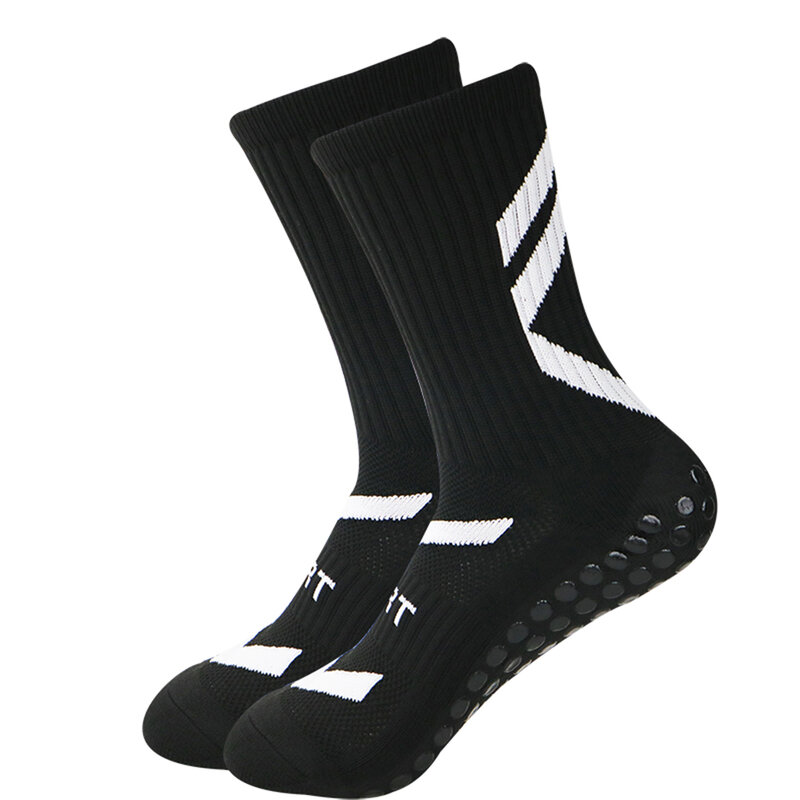 socks adhesive, football New with mid-tube anti-slip, shock absorption and thick towel bottom sweat-absorbing football socks