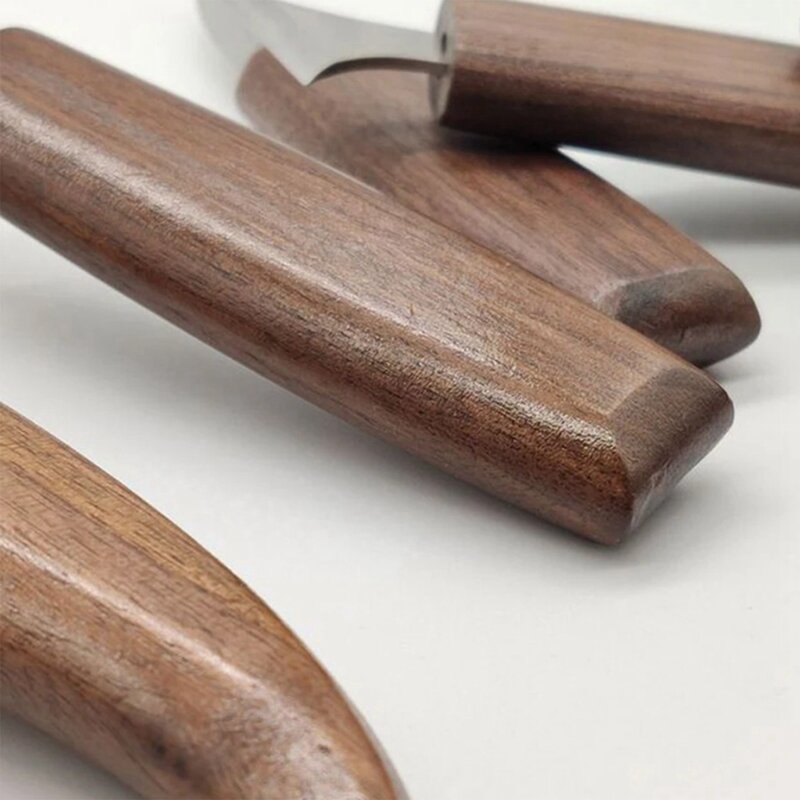 7 buah Set pahat ukiran kayu peralatan tangan DIY baja + alat ukir kerajinan kayu cocok untuk dewasa dan pemula.