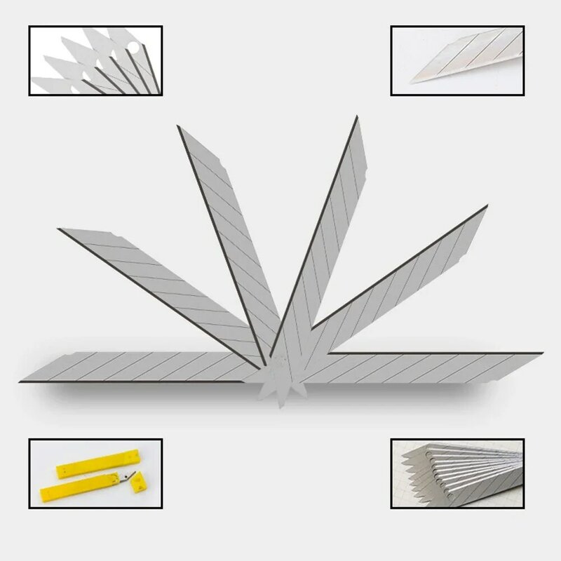 10pcs Precision Cutting Blades/10pcs 30 Degrees Arts Blade For Art Cutter/Durable/Suitable For Various/Art Projects
