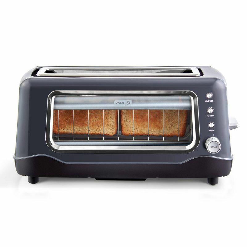 Тостер с длинным отверстием для равномерного тостов различных типов хлеба