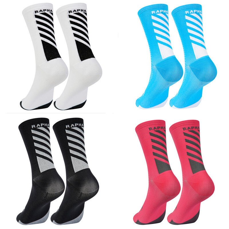 ถุงเท้า2022 8สีสำหรับนักแข่งจักรยานถุงเท้ายาว8สี