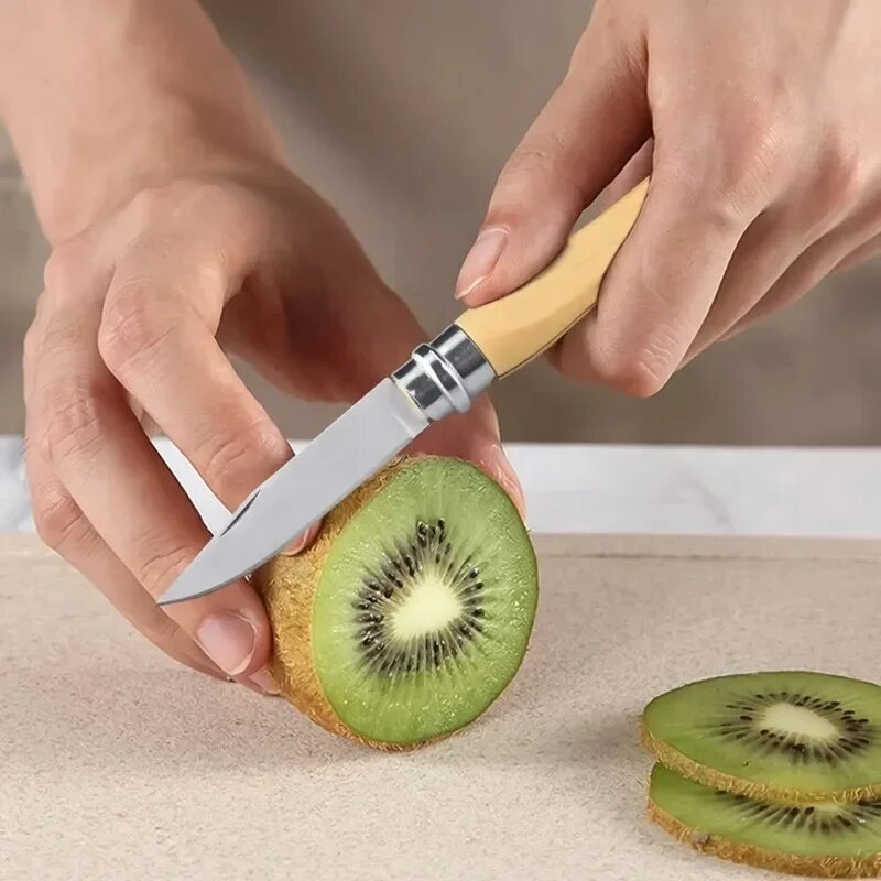 Нож для фруктов из нержавеющей стали, складной нож для чистки, нож для нарезки фруктов и овощей, домашние острые кухонные ножи, инструмент для готовки