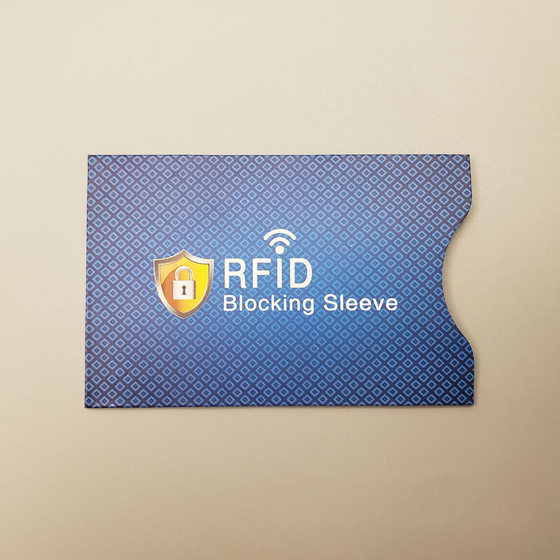 RFID 슬림 구리 신용 카드 보호대 안전 도난 방지 차단 카드홀더 슬리브 스킨 케이스 커버, 보호 은행 카드 케이스