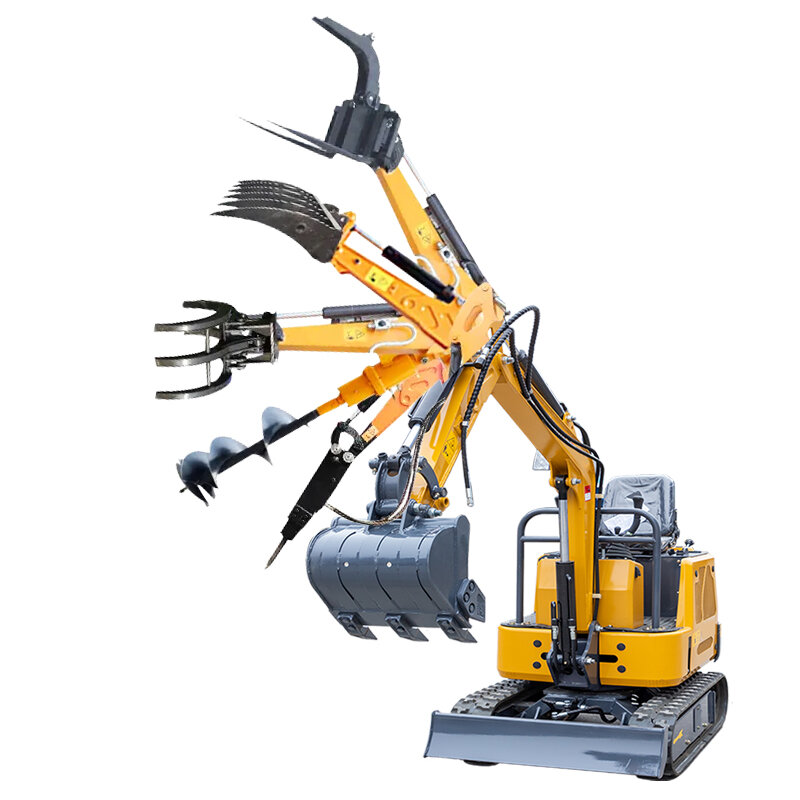 China 1ton hydraulic mini excavator for sale 1000kg crawler mini digger easy to operate