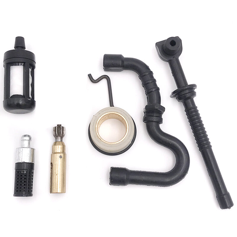 Oil Pump Worm Gear Fuel Oil Filter Line Hose Kit for Stihl MS 180 170 MS180 MS170 018 017 Chainsaw Parts 11236407102