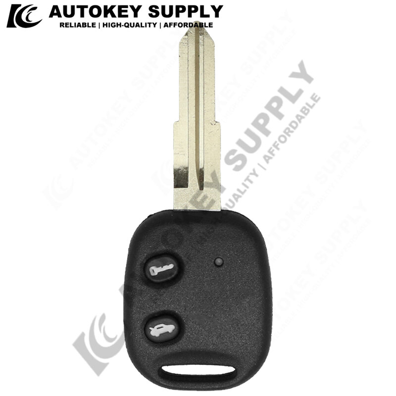 Coque de clé de voiture pliable à distance à 2 boutons, étui à clé à lame non coupée pour Chevrolet Epica