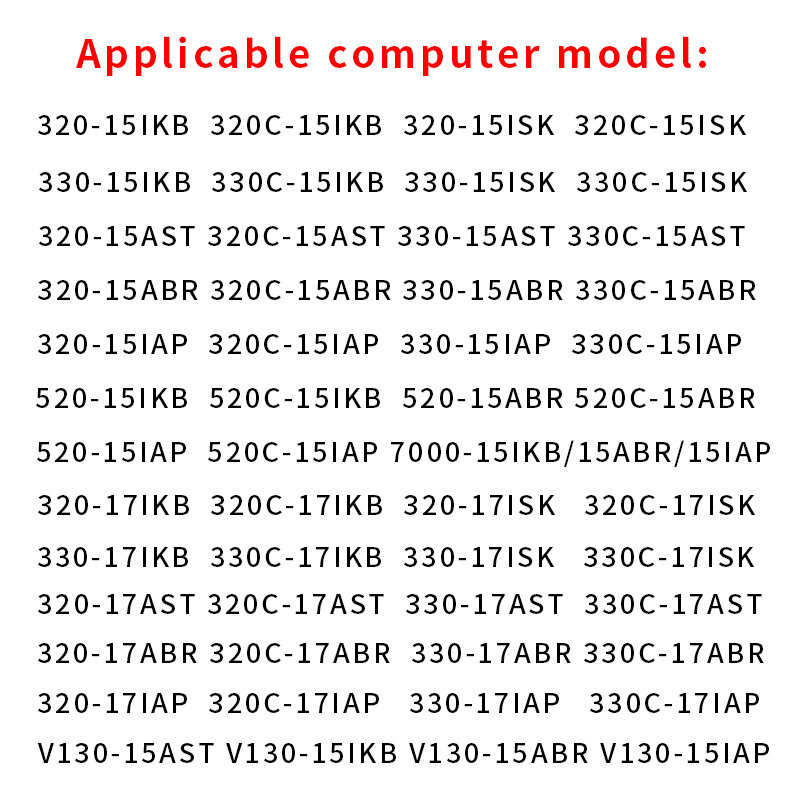 لوحة مفاتيح الكمبيوتر المحمول الأصلي الولايات المتحدة الروسية لينوفو Ideapad 320-15ISK 330-15ABR 520-15IKB 7000-15IKB V130-15IKB 320C-17ISK 330-17IKB