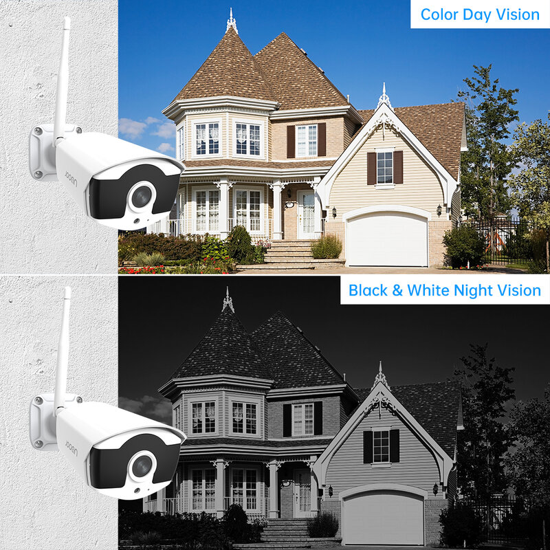 Outdoor Wireless CCTV Security Camera Set, Kit de Vigilância por Vídeo, NVR Set, Audio Record, IP, P2P, Wi-Fi, 3MP, 8CH
