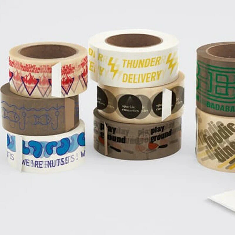 ロゴ付きのパッキングテープ,カスタムブランドの印刷,カスタマイズされた製品